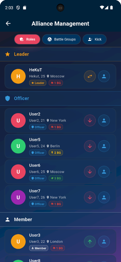 Alliance Chat Screenshot